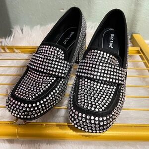Bamboo Elegant Rhinestone Loafers